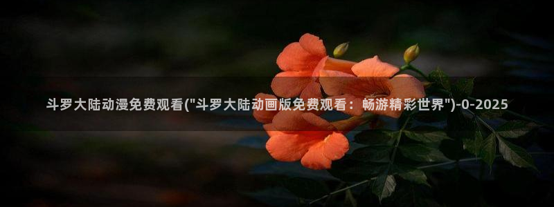 动漫培训班：斗罗大陆动漫免费观看(\